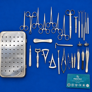 Juego de instrumentos de blefaroplastia de alta calidad, 30 piezas, juego de microcirugía ocular de acero inoxidable alemán, certificado CE por Pentax Surgical - Product Image 1