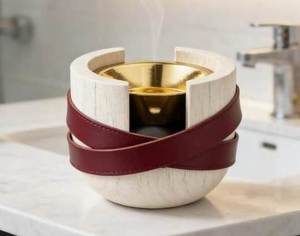 Decorative Wooden Mubkhar Bakhoor Burner Arabian <b>Incense</b> <b>Holder</b> For Religious Ceremonies Weddings And Events - Product Image 6