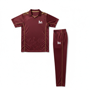 Bespoke Cricket Uniforms Sublimated Teamwear High Performance Cricket <b>Whites</b> Custom Cricket Shirt And Pants <b>Set</b> For Men - Product Image 1