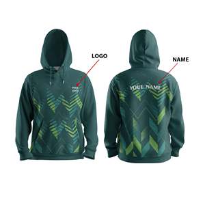 Sudadera con capucha personalizada con cremallera completa - 100% algodón, cómoda, con estampado de color sólido - Product Image 2