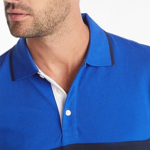 Camiseta Moderna Exclusiva de Algodón de Punto de Alta Calidad para Hombre, Manga Corta, Bordada, de Secado Rápido, Formal, Antiarrugas, con Patrón Sólido - Product Image 4