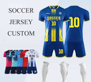 Tenue de football personnalisée par sublimation, ensemble de maillots de football, couleurs des maillots de football pour le football - Product Image 6