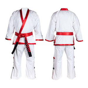 Uniforme de Taekwondo Premium Dobok en Coton, Tenue d'Arts Martiaux Légère et Respirante pour l'Entraînement, pour Enfants et Adultes - Product Image 1