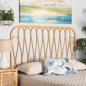 Rattan <b>headboard</b> for <b>single</b> <b>beds</b> bohemian <b>bed</b> <b>headboards</b> hand-made bedheads kids room decor - Product Image 2