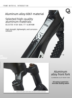 Vélo de montagne tout suspendu en aluminium de 29 pouces, 12 vitesses, freins à disque hydrauliques, Enduro Downhill, pour la vente en gros et le dropshipping