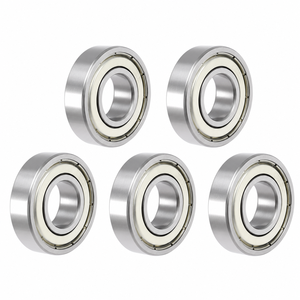 Rodamientos de Bolas de Ranura Profunda de Una Hilera R8ZZ R8-2RS de Acero Cromado de Alta Calidad, Lubricados con Grasa, 0.5*1.125*0.3125 Pulgadas - Product Image 1