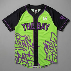 Uniformes de Béisbol Sublimados Personalizados de Alta Gama, Entrega Rápida, MOQ Bajo, Ropa Deportiva Profesional para Equipos - Product Image 1