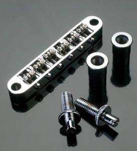 Pont à rouleaux chromé B10BB pour guitare électrique, fabriqué en Corée, pièces et accessoires pour instruments à cordes - Product Image 2