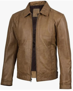 Veste en cuir pour homme, design tendance, haute qualité, meilleur prix, veste en cuir de moto pour homme. - Product Image 1