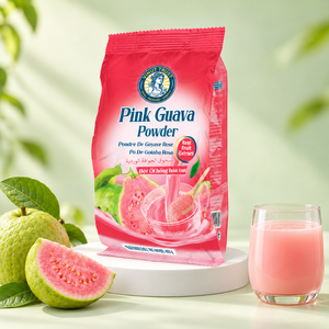 Vinut Trust <b>Pink</b> Guava <b>Powder</b> 400g Instant Soluble Real Fruit Extract Low Sugar Juice <b>Powder</b> - Product Image 3