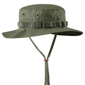 Outdoor Bucket Hat Wide Brim Adjustable Breathable Waterproof Solid Color Unisex Adults Casual Fishing <b>Hiking</b> Hunting <b>Cap</b> - Product Image 1