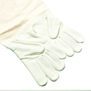 Gants de sécurité pour apiculteur avec manchette en cuir, 16 pouces, durables, respirants, anti-vibrations, résistants aux perforations, stériles, antistatiques - Product Image 5