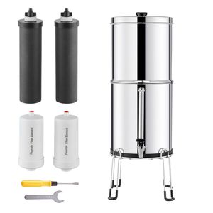 Sistema di filtrazione manuale a gravità da 2.25G in acciaio inossidabile 304 per camper, riduce il piombo e il cloro del 99% - Product Image 1