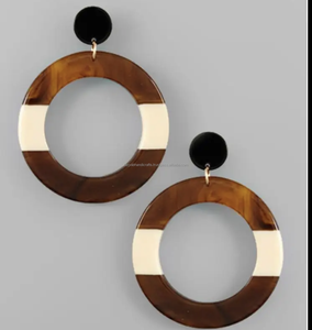 Hermosos pendientes de resina de alta calidad hechos a mano al por mayor a un precio asequible - Product Image 2