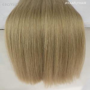 Venta al por mayor de extensiones de cabello natural humano punta plana para salones - Product Image 3