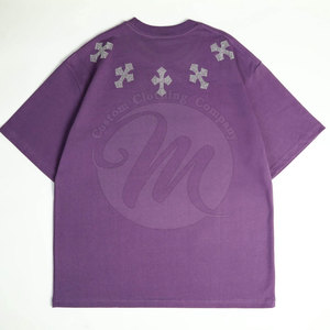 T-shirt en strass léger fabriqué au Pakistan, faible MOQ, couleur personnalisée - Product Image 2