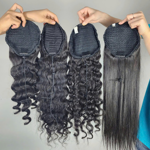ผมต่อแบบหางม้า Ve Sunny Vietnamese Hair Extensions แบบหนีบตรง ทำจากผมแท้ ไม่ใช่ผม Remy  แบบ Double Drawn Ends All - Product Image 3