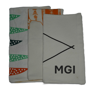 100% Organic Cotton Tea Towels Quick Dry White Kitchen Towel with Custom Sublimation Print Eco-Friendly Custom Linen Tea Towels - Product Image 3