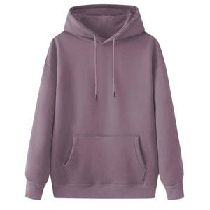 Direct Factory 100% Cotton Solid Winter Mens Hoodies Pullover Custom Logo Pocket Casual Streetwear OEM Wholesale - Product Image 3