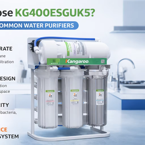 Système de filtration d'eau par osmose inverse en 5 étapes - Haute efficacité, sans réservoir, pour hôtel et maison - Product Image 5