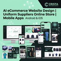 Yapay Zeka E-Ticaret Web Sitesi Tasarımı Üniforma Tedarikçileri Online Mağaza Mobil Uygulamalar Android iOS Wordpress Shopify Yapay Zeka Şablonları Yazılımı