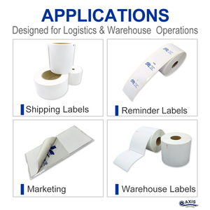 Premium 4x6 Direct Thermal Digital Barcode Shipping <b>Labels</b> BPA Free <b>Waterproof</b> Oil Proof Eco-Friendly Logistics Stickers - Product Image 2
