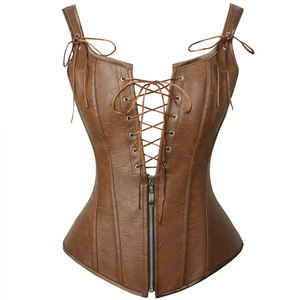 New Wholesale Plus Size <b>Leather</b> <b>Corset</b> Wedding Customized Solid Color Women High Quality Anti-Bacterial Quick Dry Medium - Product Image 1