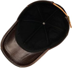 Gorra de Béisbol Unisex de Cuero PU, Transpirable, Impermeable, Ajustable, con Malla en la Parte Trasera, Hebilla de Metal, Estilo Casual, para las Cuatro Estaciones, Premium - Product Image 5