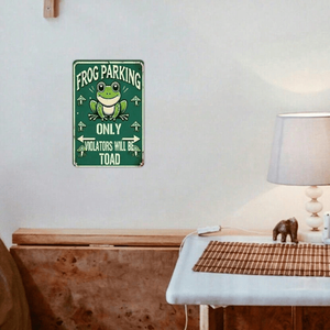 CIFbuy Divertente Insegna in Alluminio 12x18 Pollici TikTok per Servizio di Ritiro Temu, Insegna da Giardino 30.5x45.7cm - Product Image 4