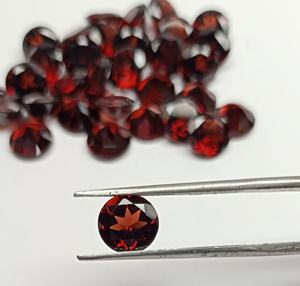 3A Calidad de alto grado 8X8mm Natural Mozambique Rojo Granate Facetado Corte suelto 2,25 quilates Piedras preciosas certificadas por terceros M.Y.GEMS - Product Image 6