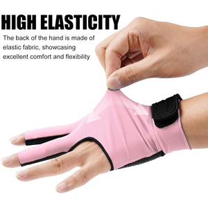 Gants de sport roses mi-doigts avec maille respirante et fermeture auto-agrippante unisexe pour toutes les saisons - Product Image 2
