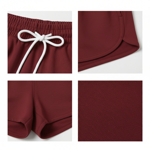 Shorts de sport décontractés pour femme, en coton respirant, avec logo imprimé, séchage rapide, écologiques, pour yoga et fitness - Product Image 5