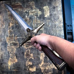 Espada Ancha Medieval Rústica de Acero al Carbono Forjada a Mano de 41 Pulgadas, Venta al Por Mayor OEM - Product Image 2