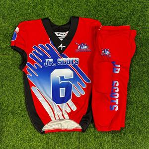 Maillots de rugby américains personnalisés en sublimation en gros, nouveau design, uniformes de ligue de football américain à personnaliser - Product Image 1