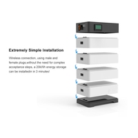 Nouvelle batterie solaire empilable haute tension 5kwh 10kwh 20kwh, système de stockage d'énergie, batterie au lithium
