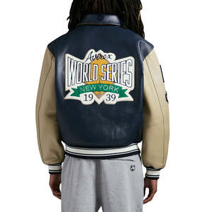 Women's Avirex Leather <b>Jackets</b> Best Embroidery Genuine Leather <b>Jacket</b> women Lapel <b>Sheepskin</b> Genuine Lambskin Varsity <b>Jackets</b> - Product Image 4