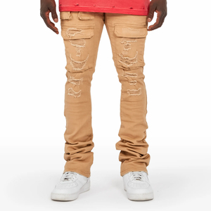 Pantalones Vaqueros de Moda, Diseño Sólido, Ligeros, Cómodos, de Algodón Elástico, de Alta Calidad - Product Image 2