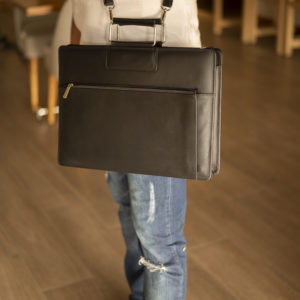 Professional Handmade Leather Laptop Messenger Bag Full Grain Brown Leather <b>Briefcase</b> for Business Executives - Product Image 5