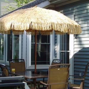 Parasol en paille de raphia pliable pour hôtel, piscine extérieure, jardin, plage tropicale, patio, réglable, décoration intérieure, fabriqué au Vietnam - Product Image 3