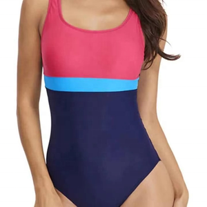 Maillot de bain femme Sexy une pièce Bikini couture couleur contrastante Sexy conservateur Bikini confortable différentes couleurs personnalisées - Product Image 6