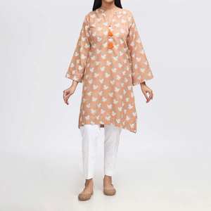 Blusa acrílica estampada PW3015 para mujer, camisa de moda de 1 pieza - Product Image 3