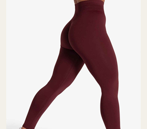 Custom Wholesale <b>Hot</b> Selling <b>High</b> <b>Waist</b> Seamless Yoga <b>Pants</b> Elasticity Breathable Women's Sports Leggings - Product Image 2