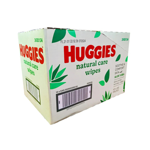 Lingettes pour bébé Huggies Natural Care Douces, délicates et hypoallergéniques pour les peaux sensibles - Product Image 2