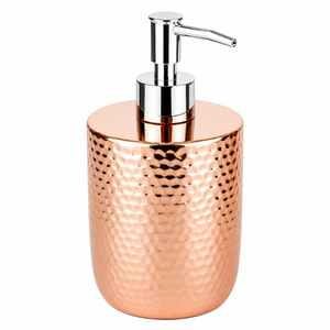 Luxury Antique Bronze <b>Hand</b> <b>Soap</b> Dispenser Textured Metallic Lotion Pump Bottle Premium <b>Refillable</b> Bathroom Countertop Liquid - Product Image 6