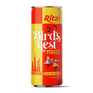 Bebida de Nido de Pájaro Rita, 250 ml, en Lata, Bebida Asiática Especializada, Dulce, Proveedor Mayorista, Fábrica de Marca Privada OEM ODM - Product Image 2