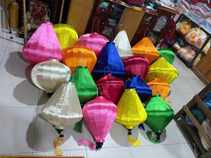 Pink Color Silk <b>Lantern</b> <b>Bamboo</b> Silk <b>Lantern</b> Craft Vietnam Handmade Fabric <b>Lantern</b> Hanging Festival Decoration Event - Product Image 2