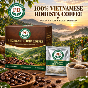 กาแฟโรบัสต้าคั่วบดพรีเมียมจากเวียดนาม ผงสีน้ำตาลเข้มละเอียด สำหรับชงแบบดริป - Product Image 4