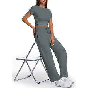 ชุดเซ็ตเสื้อผ้าสตรีแบบมินิมอลสองชิ้นสำหรับใส่ทุกวัน - Product Image 6