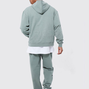 Conjunto Deportivo Holgado para Hombre, Corte Regular, Tela Suave, Sudadera con Capucha y Pantalones Jogger, Ropa Deportiva Informal de Invierno para Fitness, Running, Gimnasio y Actividades al Aire Libre - Product Image 2