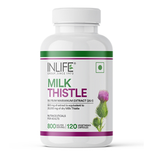 Cápsulas de Extracto de Cardo Mariano 800 mg, 120 Cápsulas Vegetarianas a Base de Plantas, Frasco de Cápsulas Herbales para Uso Diario en Adultos - Product Image 1